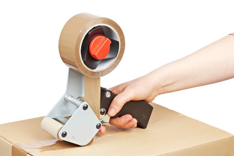 1x box (36 rolls) PP adhesive tape with  adhesive, 50mm x 66m, 51my